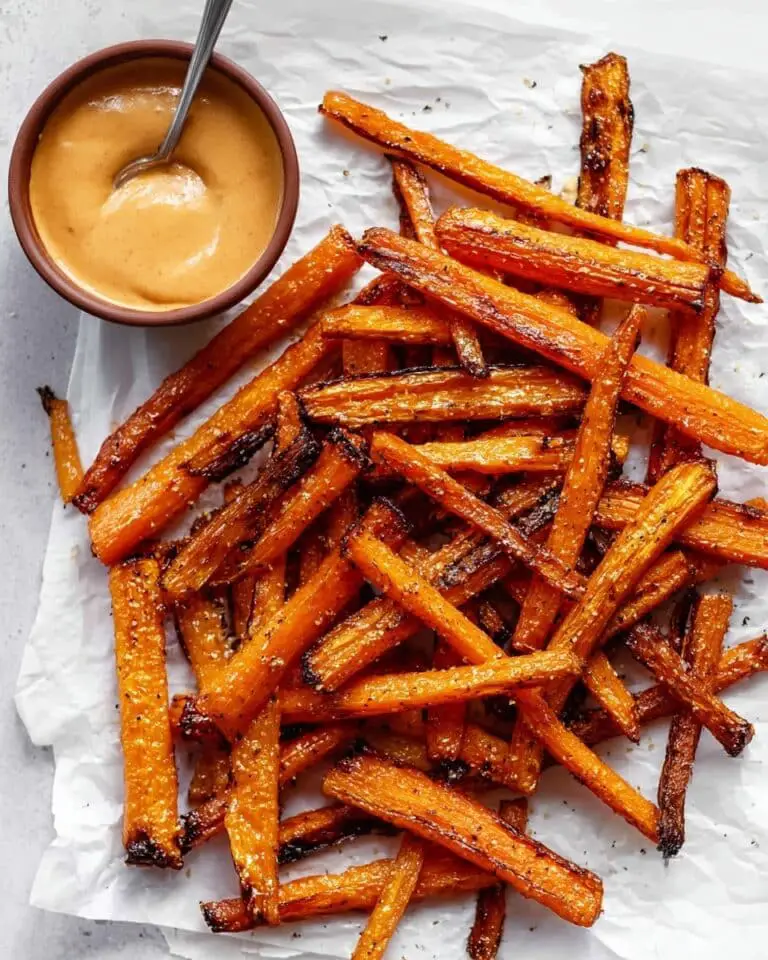 Crispy Oven Baked Carrot Fries Recipe