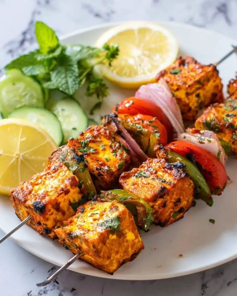 Tandoori Paneer Tikka in the Oven Recipe