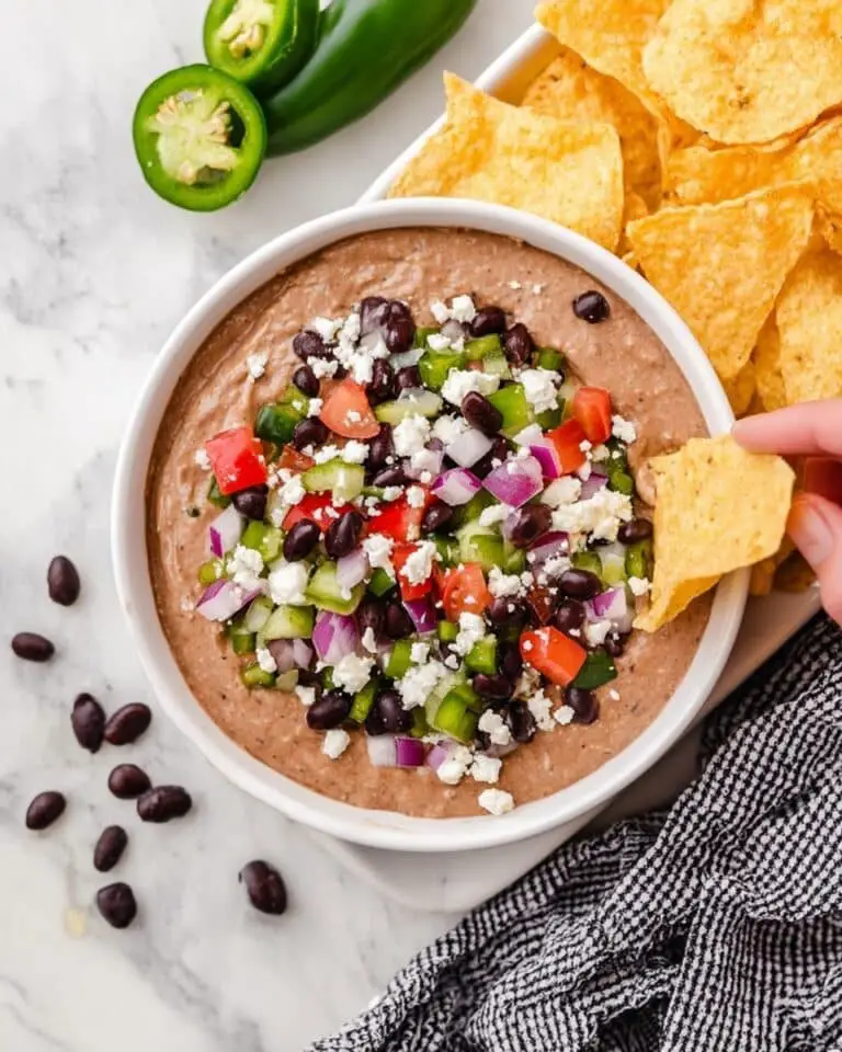 Loaded Mexican Black Bean Hummus Recipe