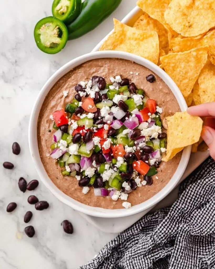 Loaded Mexican Black Bean Hummus Recipe