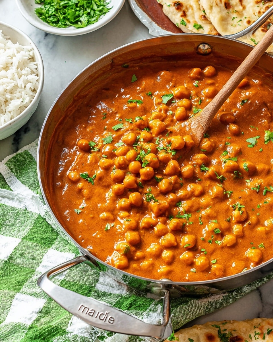 Indian Butter Chickpeas Recipe