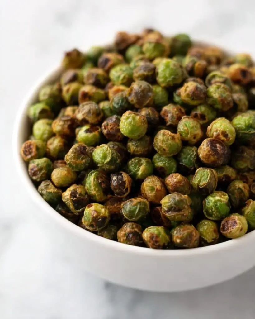 Crunchy Roasted Peas Recipe