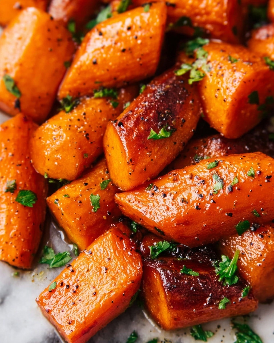 Roasted Brown Butter Honey Garlic Carrots Recipe
