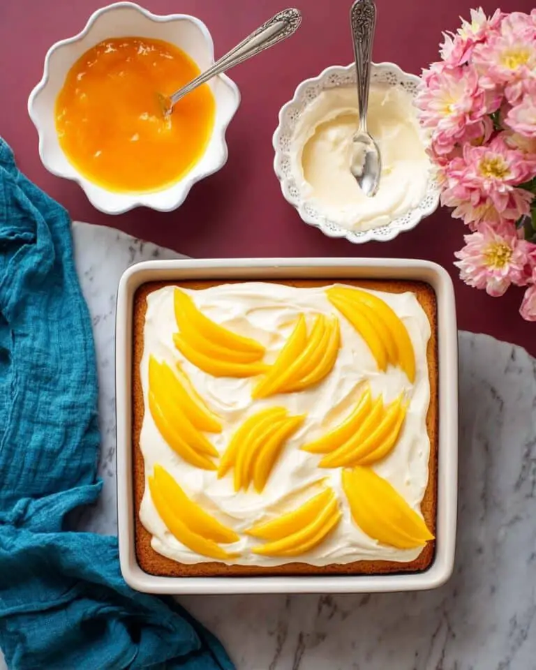 Mango Tres Leches Cake (Eggless) Recipe