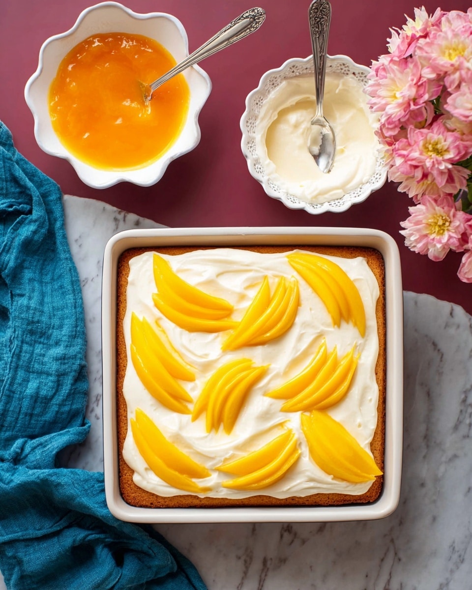 Mango Tres Leches Cake (Eggless) Recipe