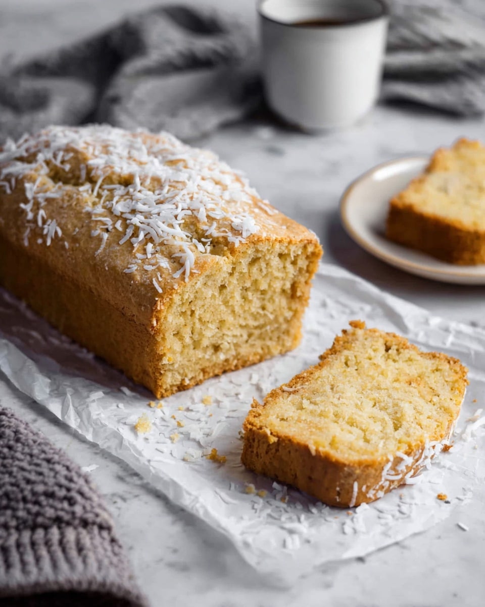 Simple One Bowl Coconut Bread Recipe