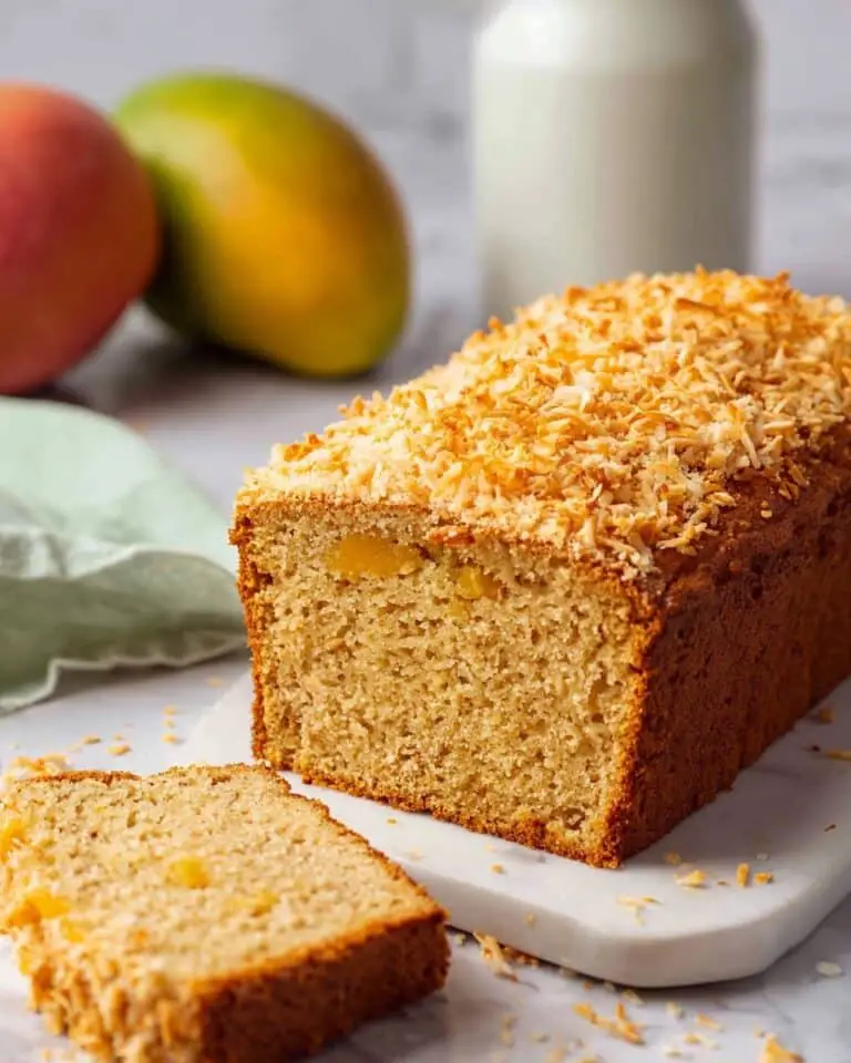 Vegan Mango Bread (Eggless, with Optional Crumble Topping) Recipe