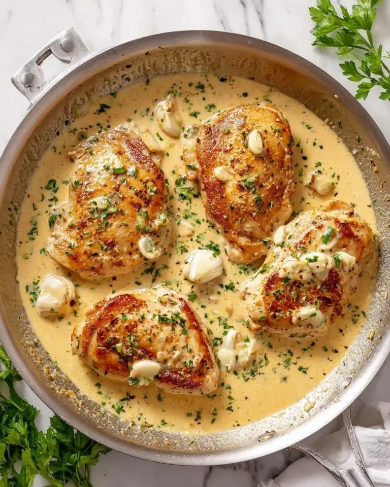 Creamy Garlic Chicken Recipe