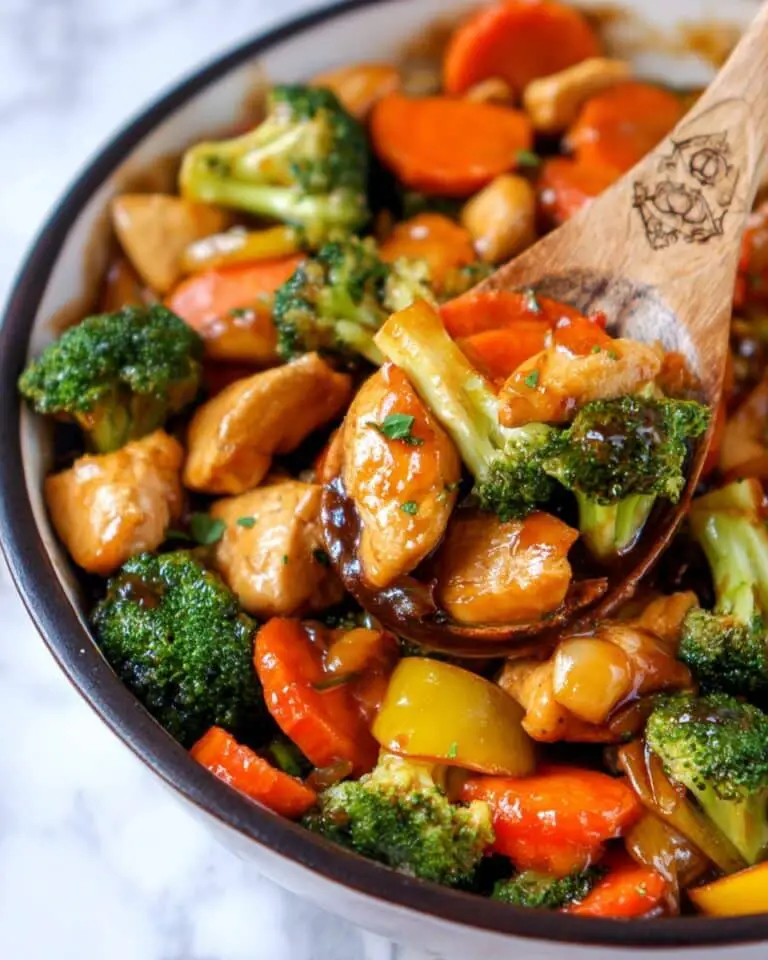 Easy Chicken Stir Fry with Broccoli, Bell Peppers, and Honey Soy Sauce Recipe
