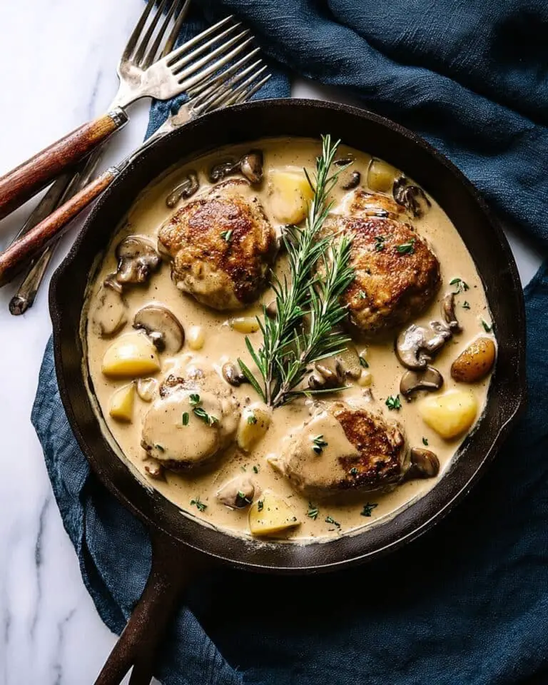 Creamy One Pan Chicken and Potatoes Recipe