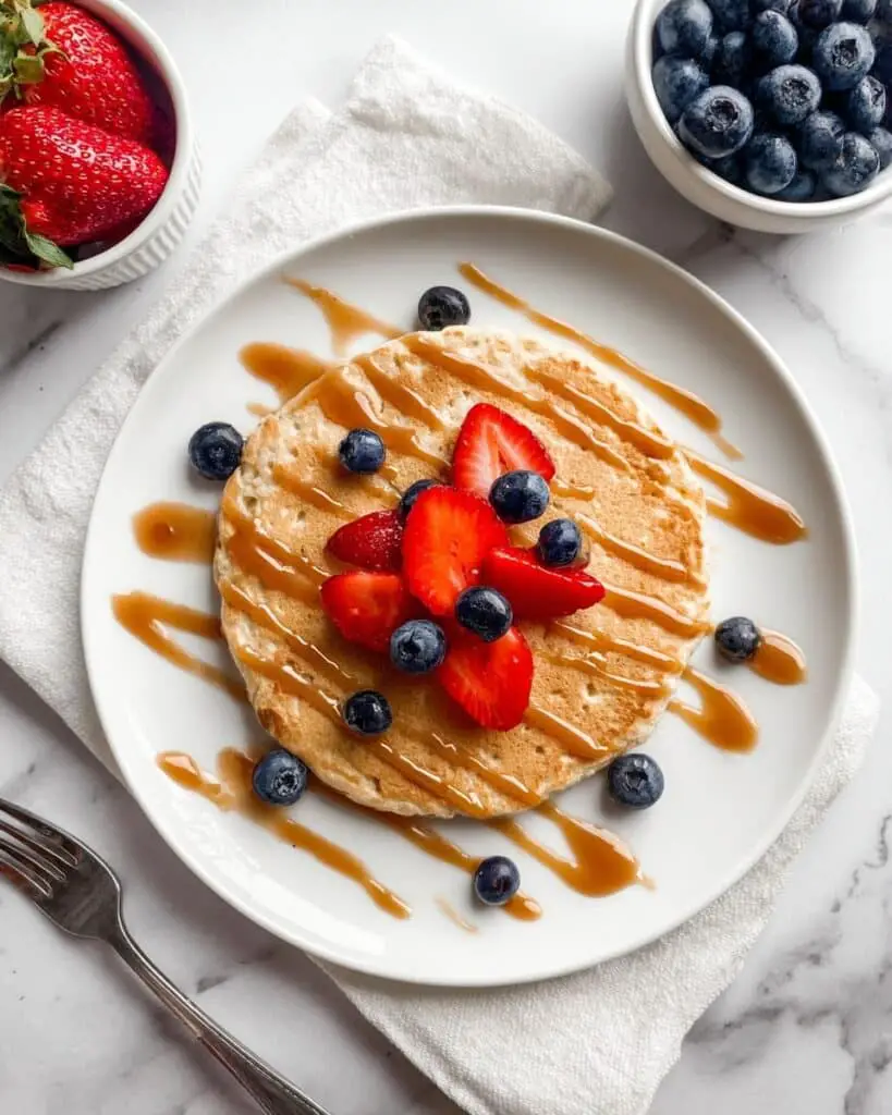 Egg White and Oatmeal Protein Pancake Recipe
