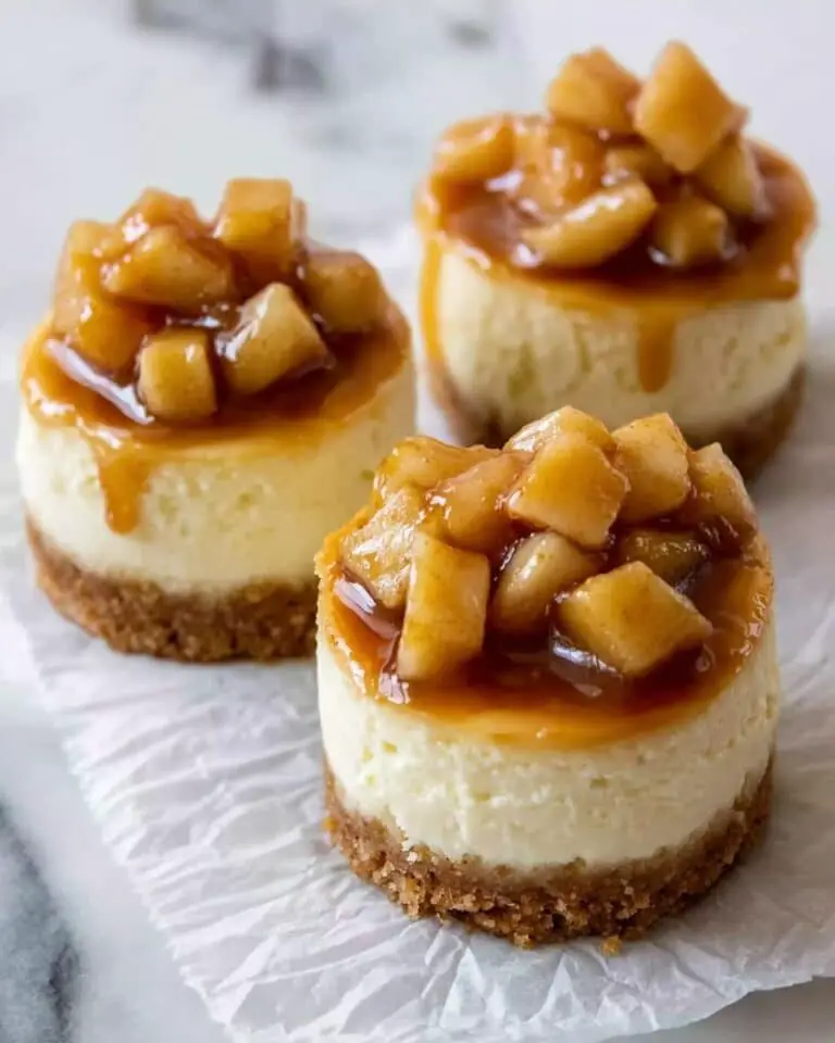 Mini Caramel Apple Cheesecakes Recipe