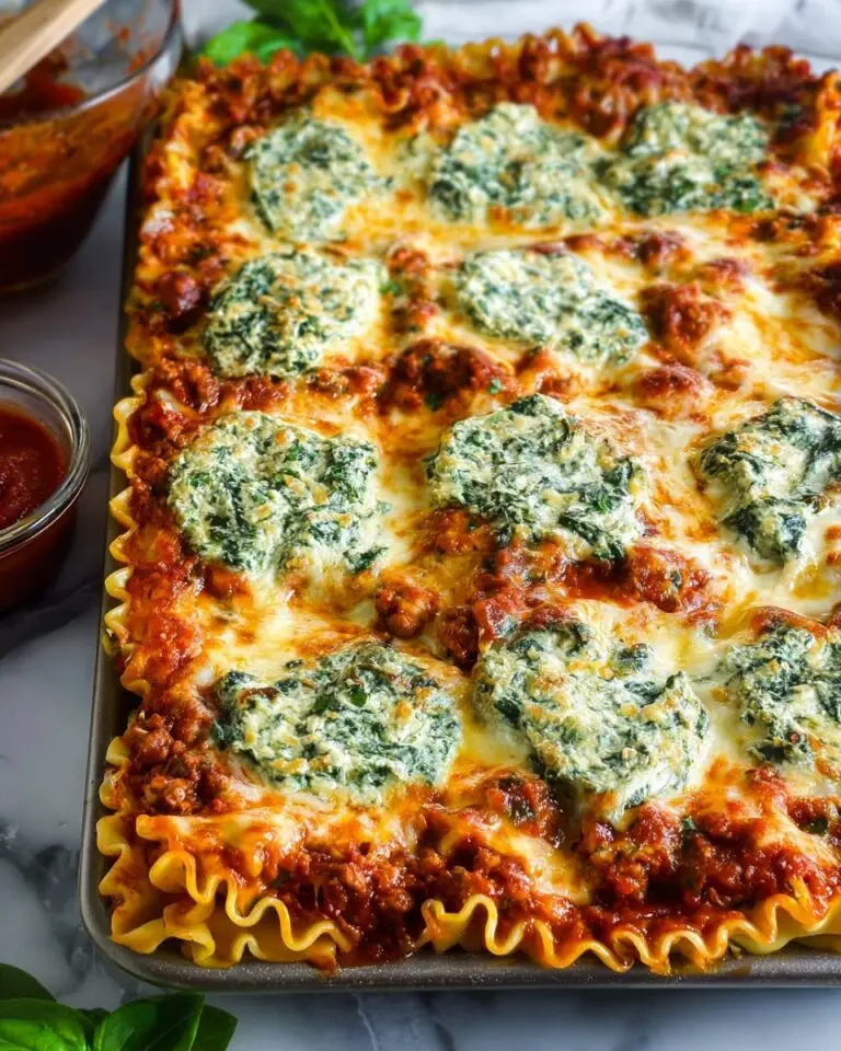 Sheet Pan High Protein Lasagna Recipe