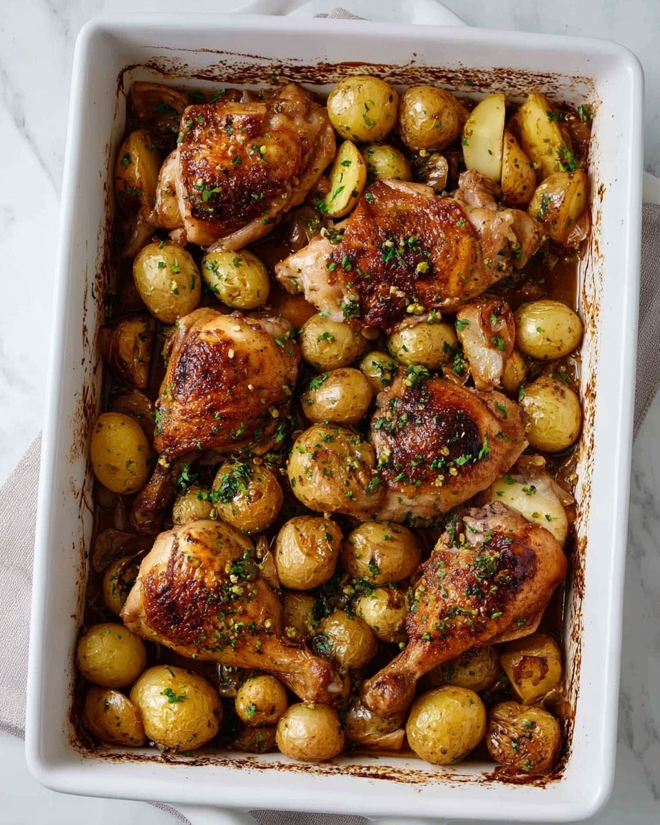 One Pan Chicken and Potatoes Recipe