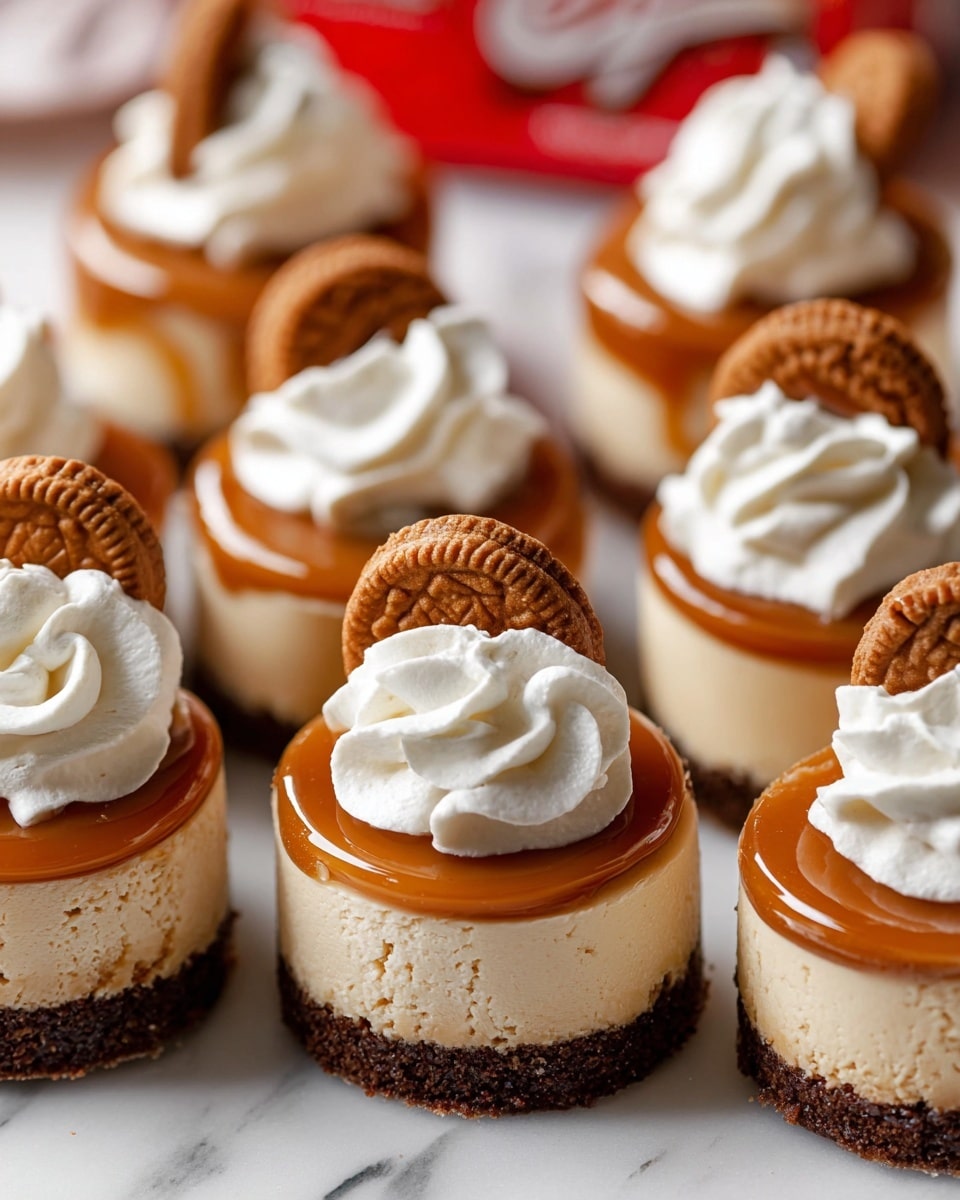 No Bake Mini Biscoff Cheesecakes Recipe