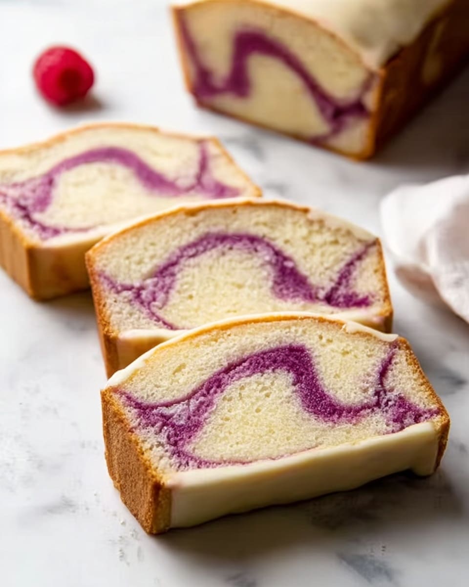 Raspberry Swirl Pound Cake Recipe