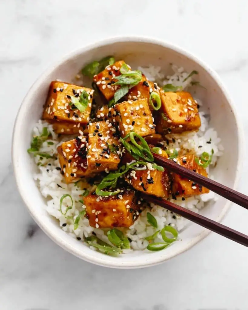 Honey Garlic Tofu Recipe