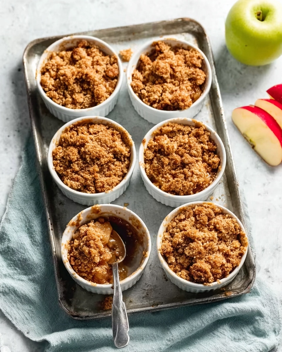 Individual Apple Crumbles Recipe