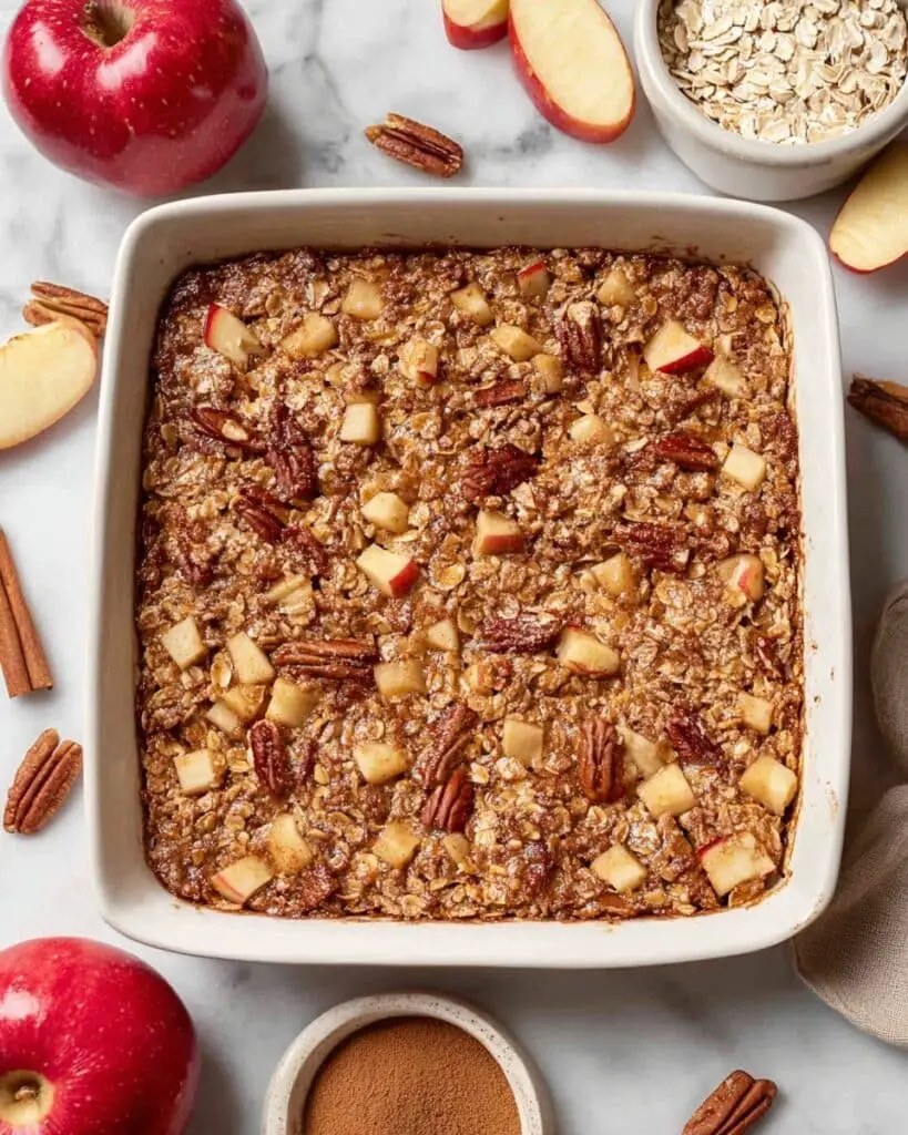 Apple Pie Baked Oatmeal Recipe