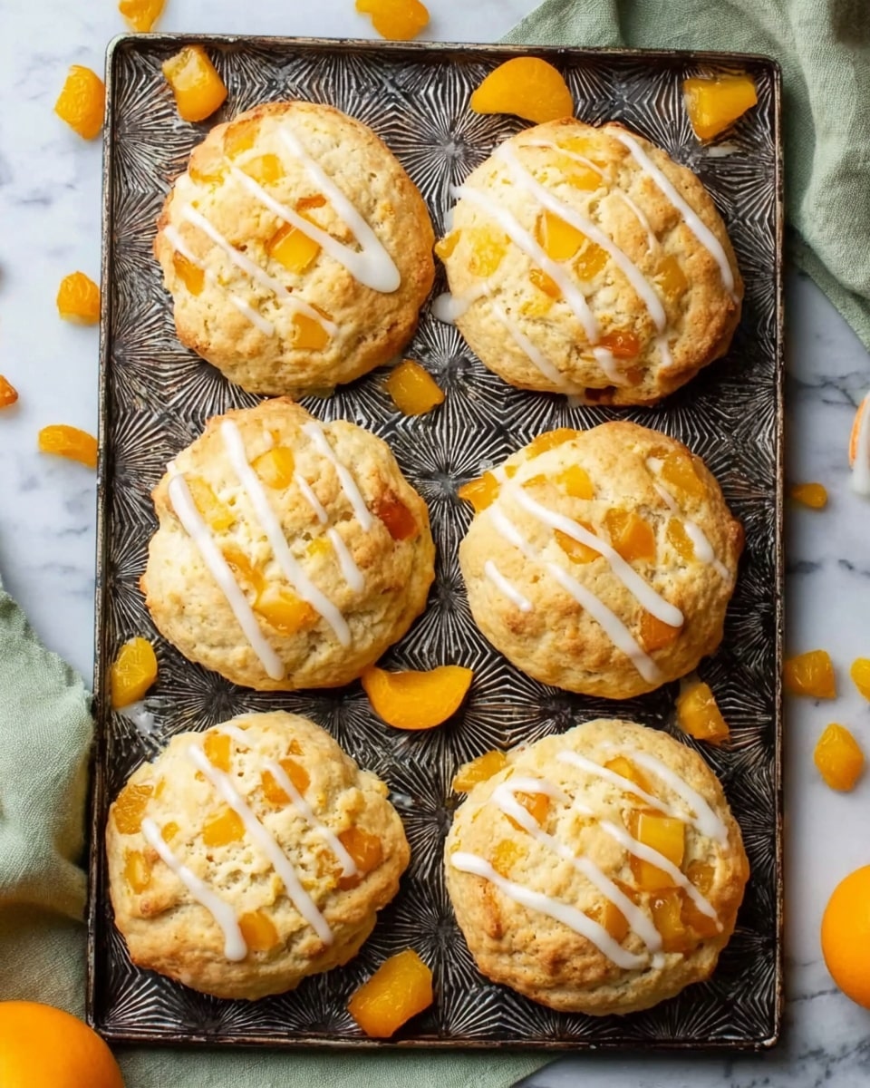 Mango Cookies with Vanilla Glaze Recipe