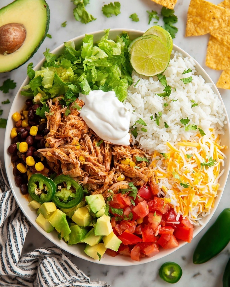 Slow Cooker Chicken Burrito Bowls Recipe