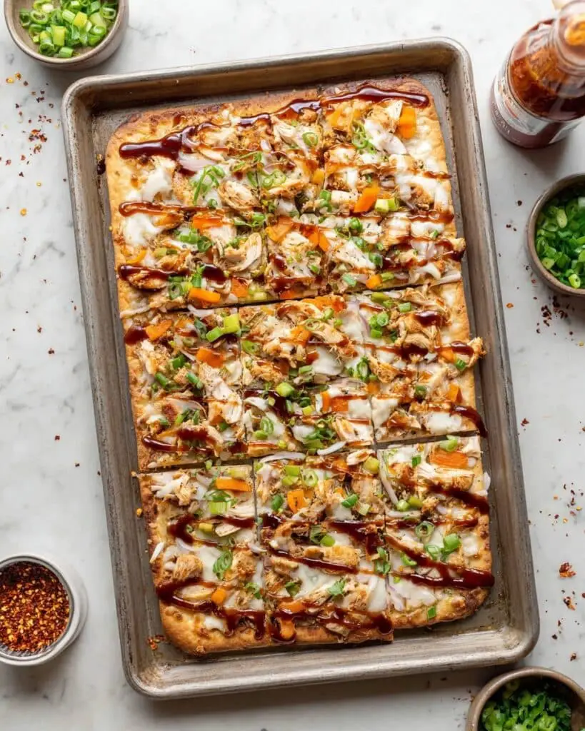 BBQ Chicken Flatbread Recipe