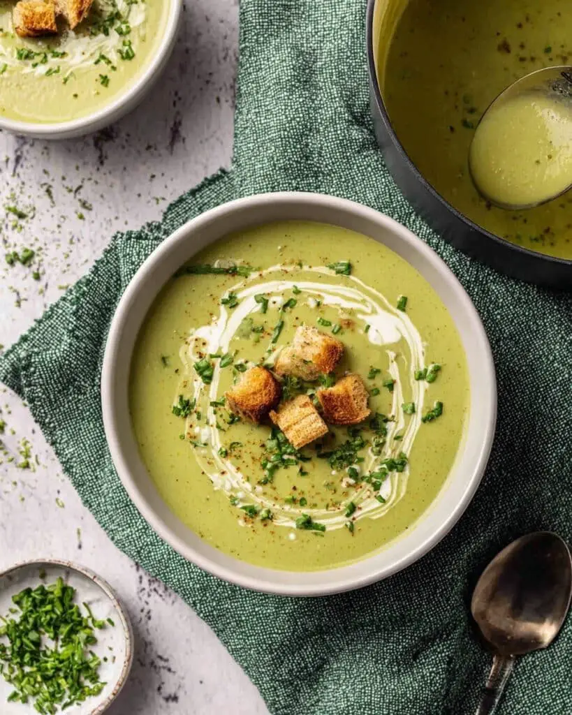 Easy Courgette Soup with Parmesan Recipe