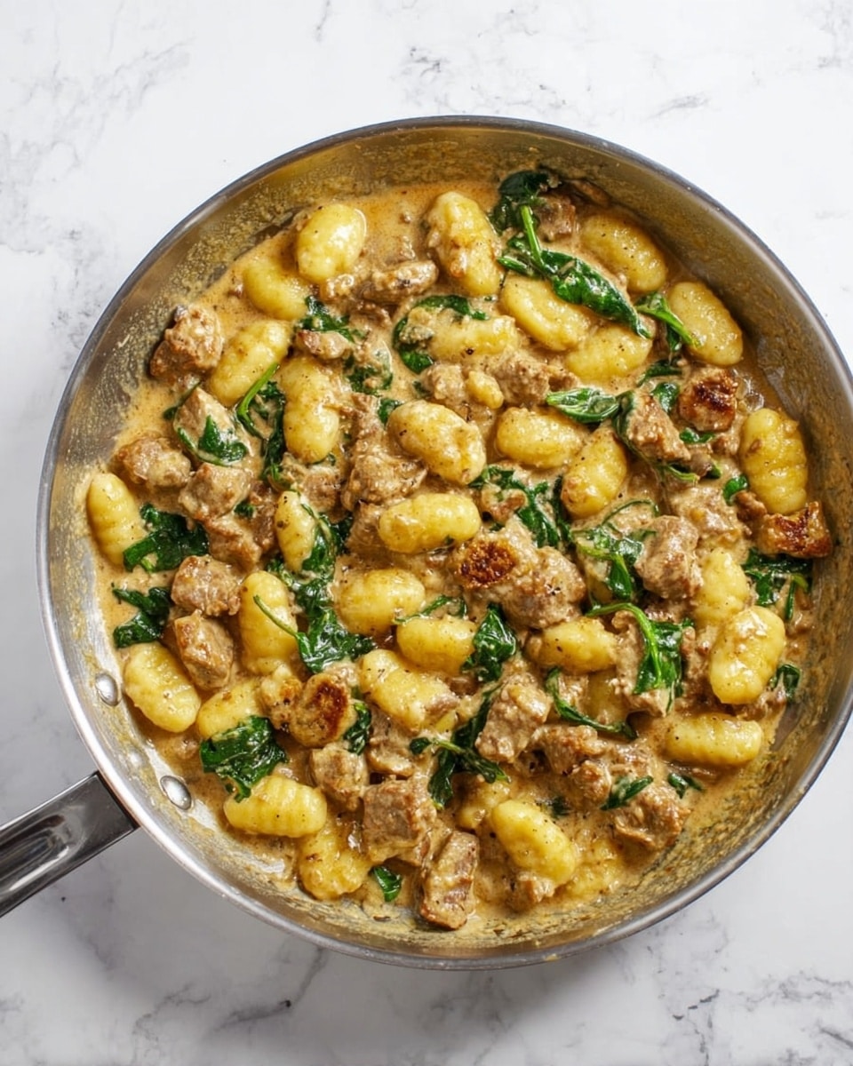 Creamy Chicken and Gnocchi Skillet Recipe