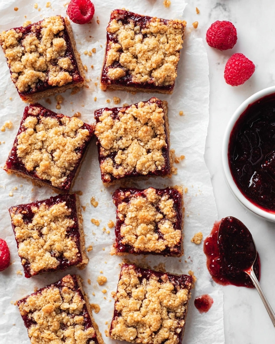 Jam Oatmeal Bars Recipe