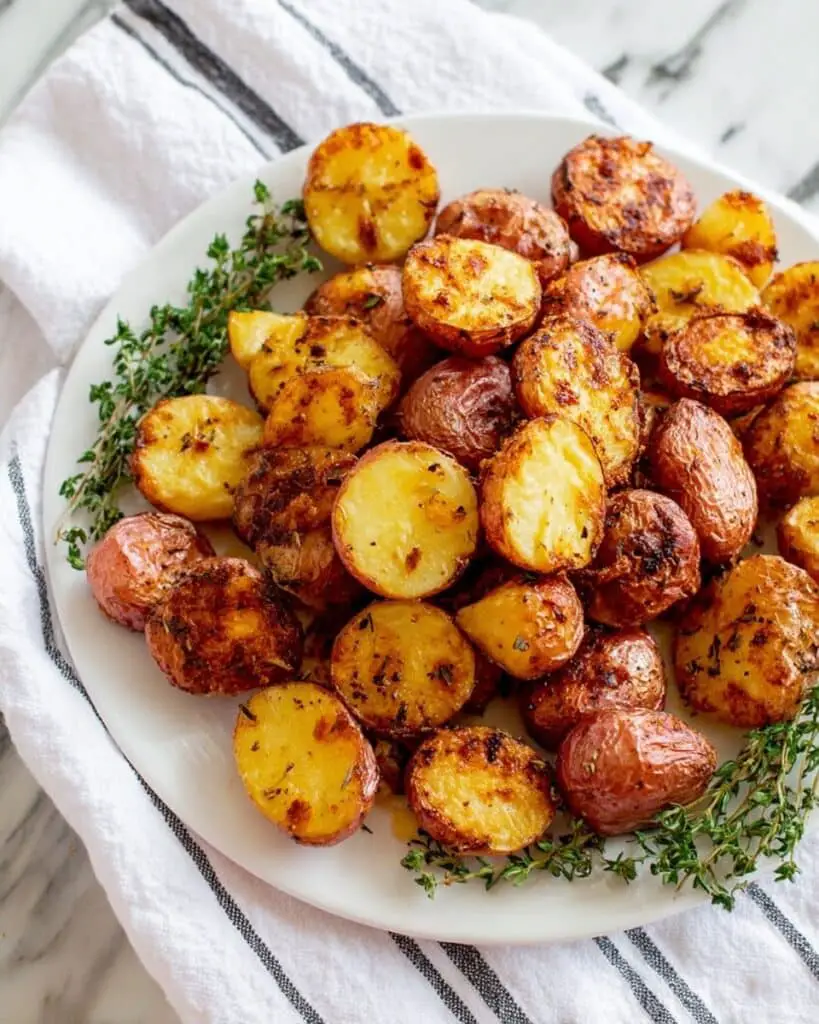 Honey Mustard Roasted Baby Potatoes Recipe