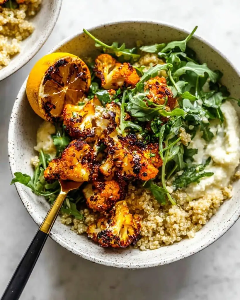 Turmeric-Roasted Cauliflower Bowls with Whipped Feta Recipe