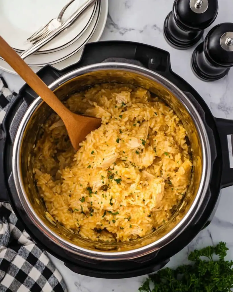 Instant Pot Chicken and Rice Recipe