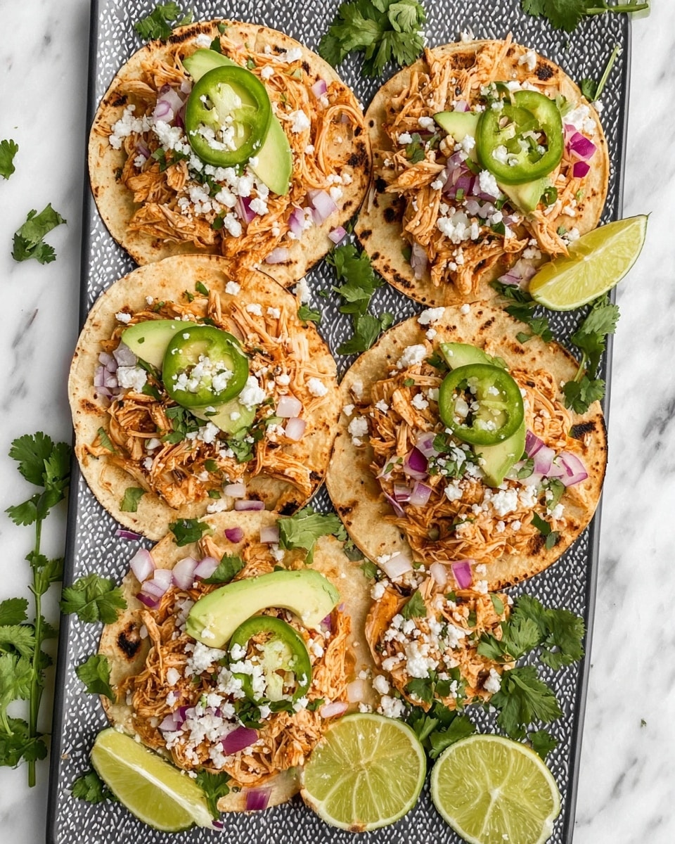 Healthy Crockpot Chicken Tacos Recipe