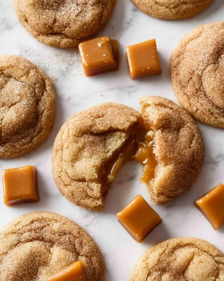 Soft Caramel Snickerdoodles Recipe