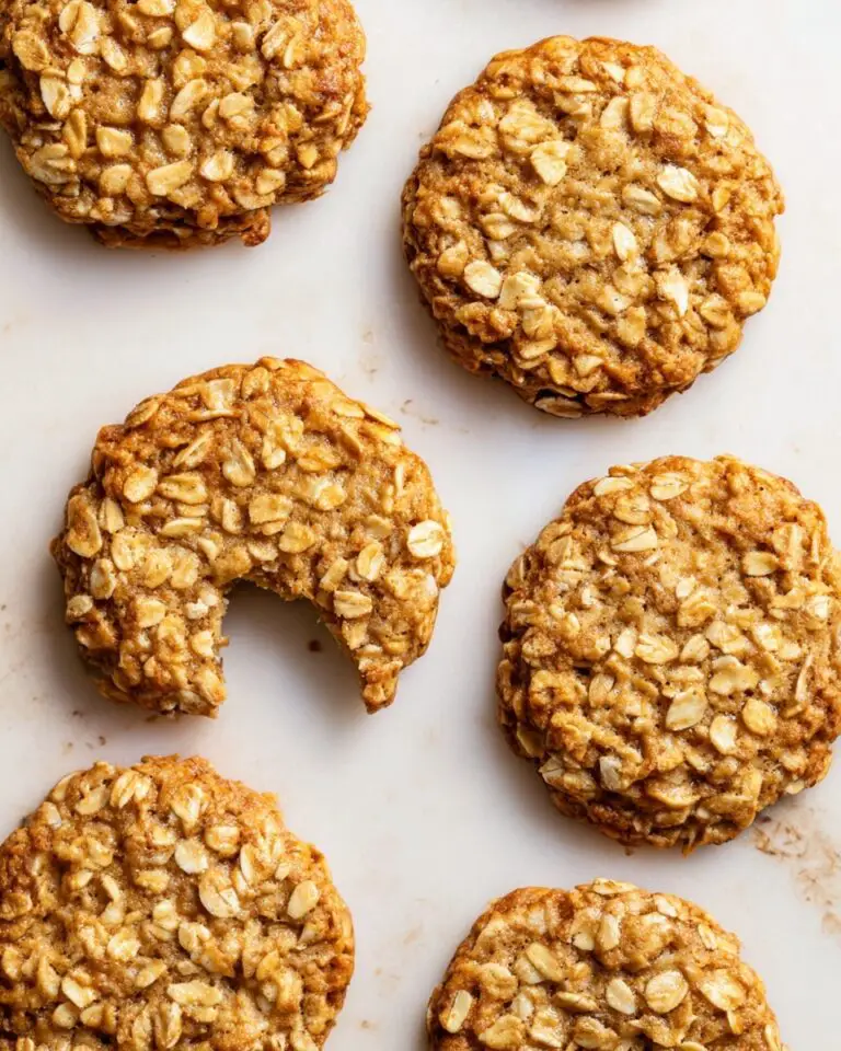 Thick and Chewy Brown Sugar Oatmeal Cookies Recipe