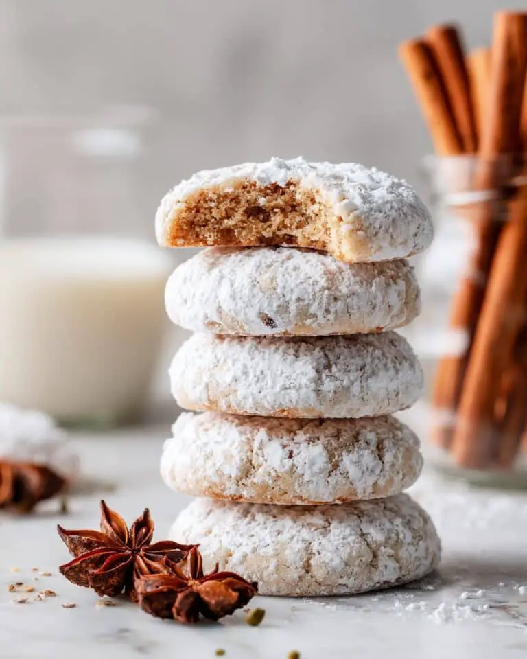 Gingerbread Crinkle Cookies Recipe