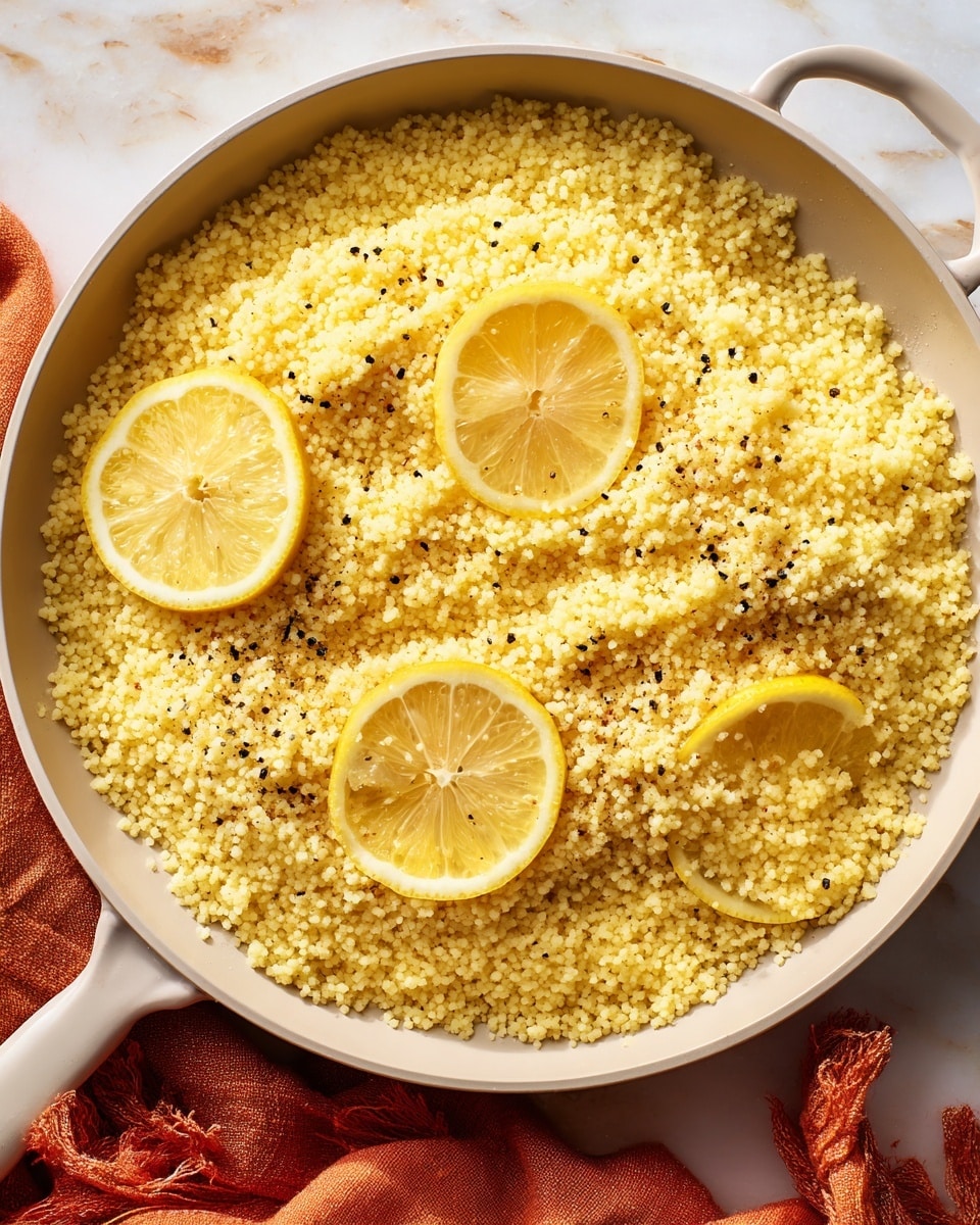 Lemon Parmesan Pearl Couscous Recipe