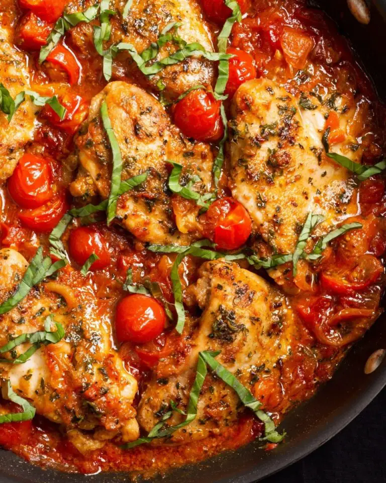 Healthy Chicken Pomodoro Skillet Recipe