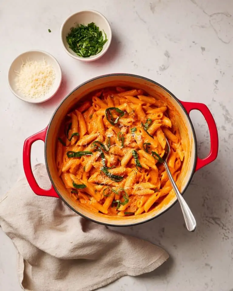 Roasted Red Pepper Pasta Recipe