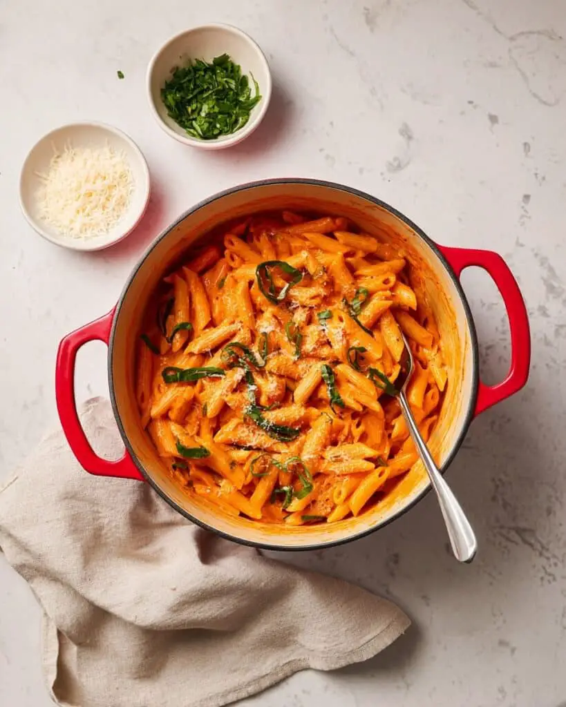 Roasted Red Pepper Pasta Recipe