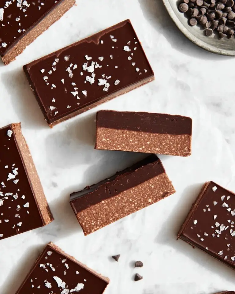 No Bake Chocolate Protein Bars Recipe