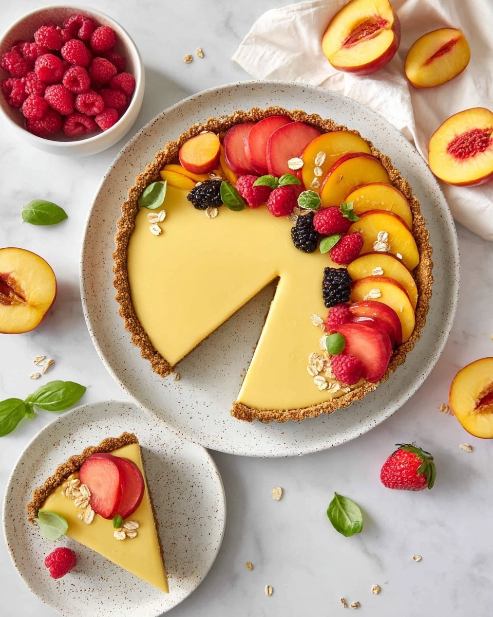 Summer Peach Tart Recipe