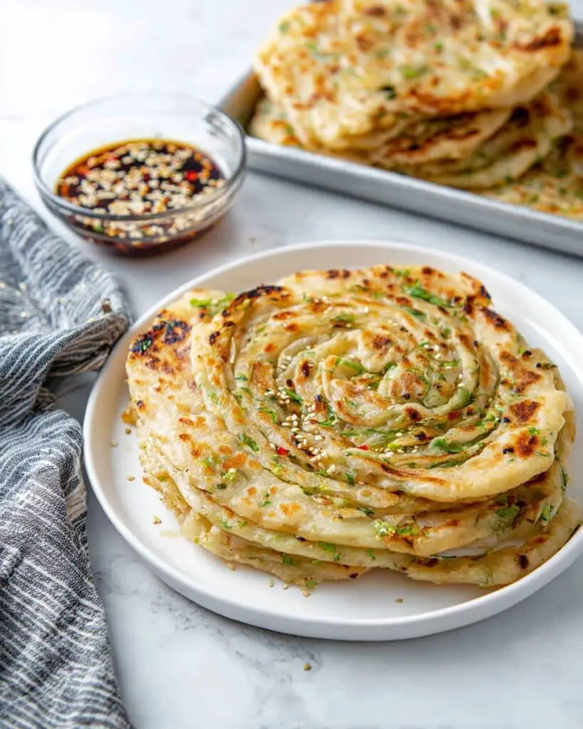 Homemade Chinese Scallion Pancakes Recipe