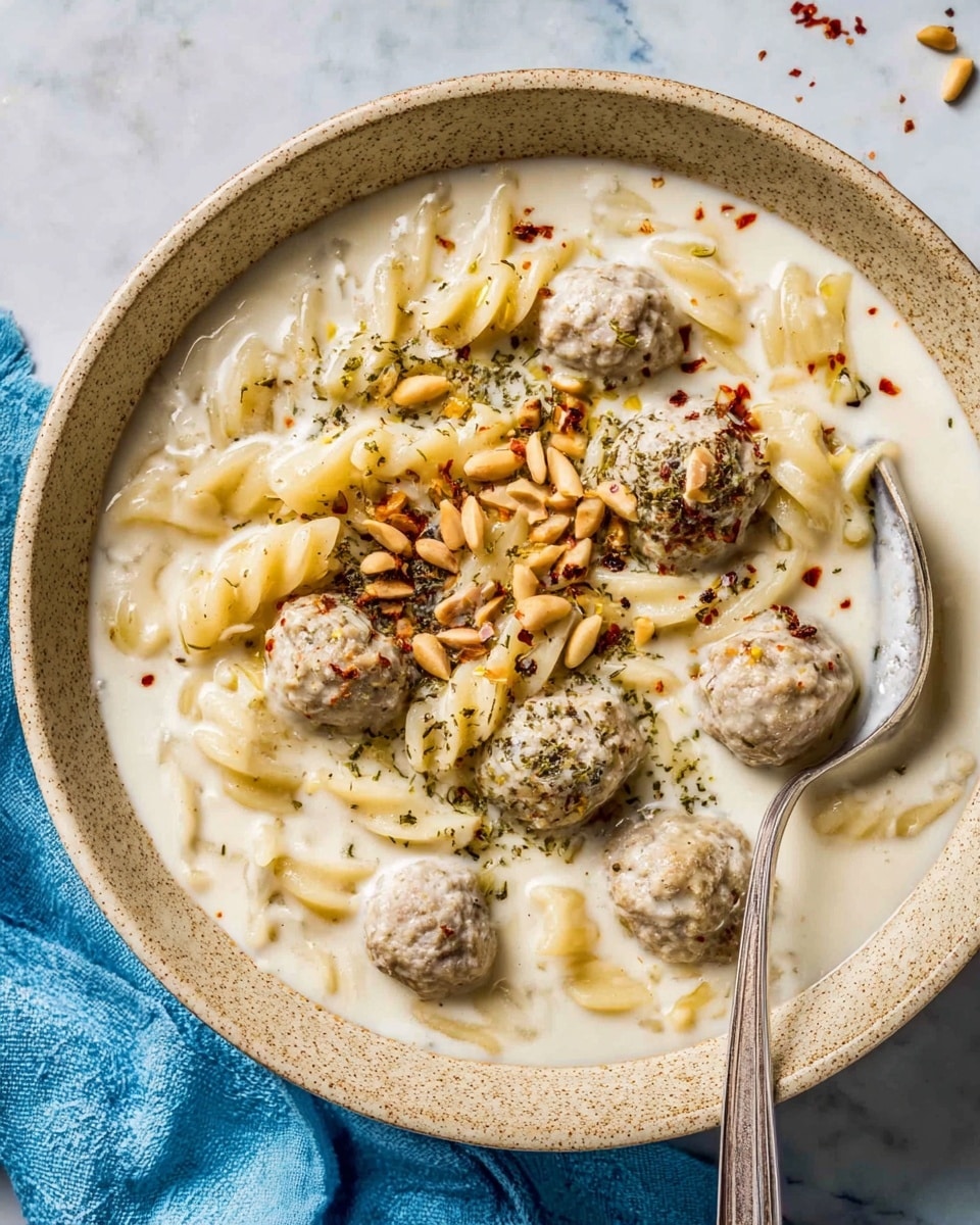Meatball Soup with Yogurt & Pasta (Life Changing) Recipe