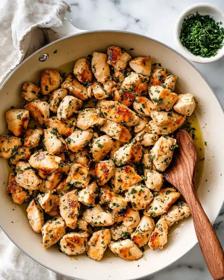Garlic Butter Chicken Bites (Skillet-Seared & Ready in 15 Minutes) Recipe