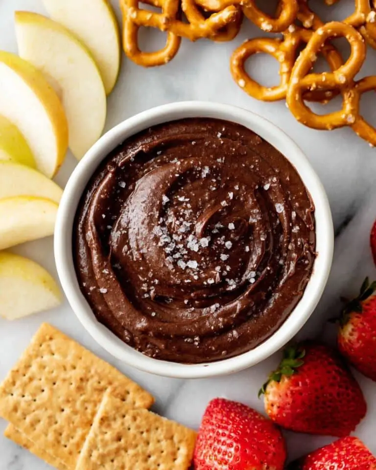 Brownie Batter Chocolate Hummus Recipe
