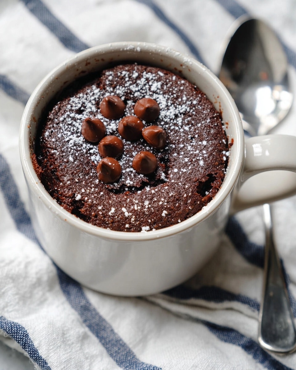 Healthy 5-Minute Mug Cake with Chocolate Chips Recipe