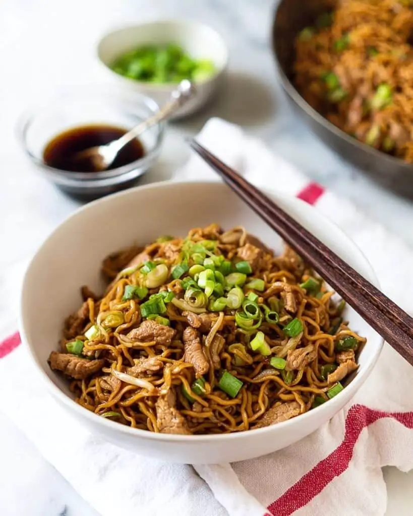 Chicken Ramen Stir Fry Noodles Recipe