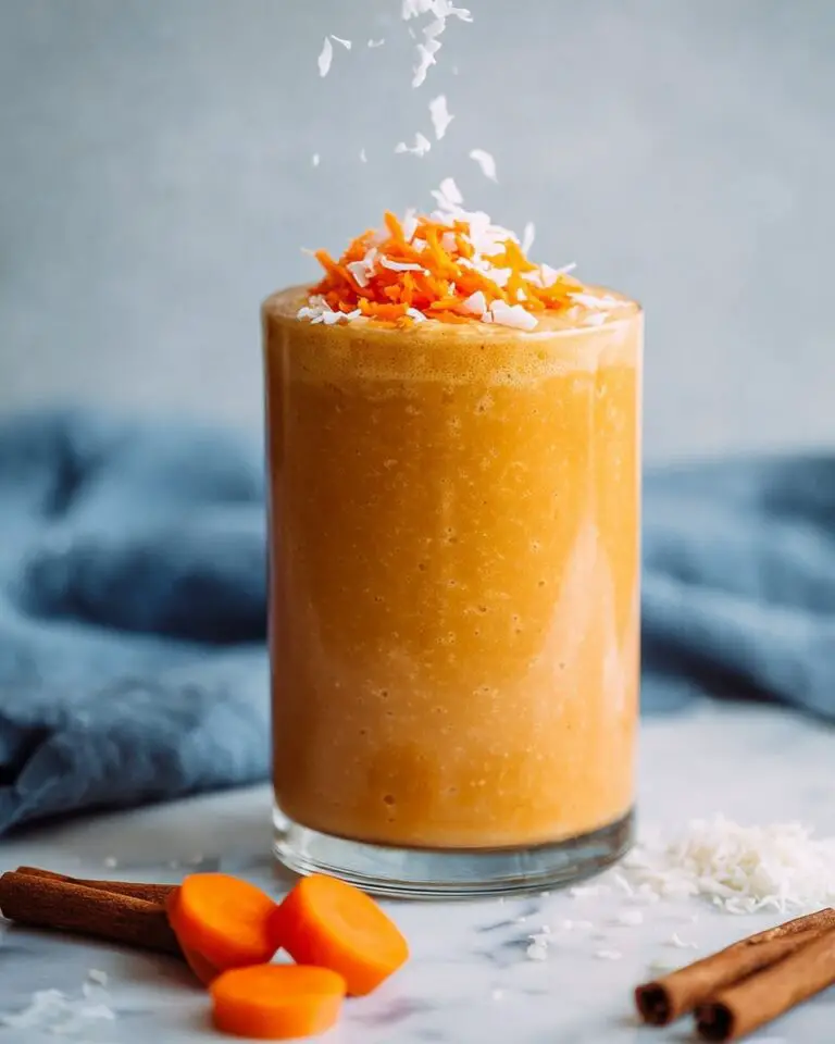 Creamy Carrot Cake Smoothie Recipe