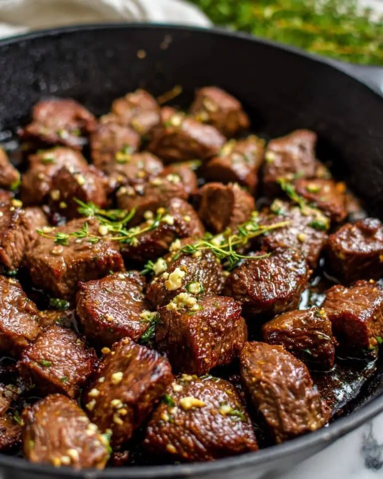 Garlic Butter Steak Bites Recipe